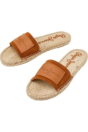 Pepe Jeans Damskie sandały Siva Berry, brązowe (brązowy koniak), 39 EU, , 6 UK
