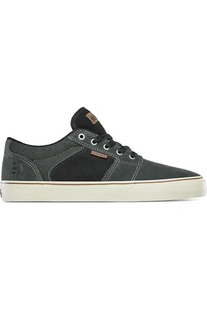 Etnies Barge LS – Klasyczny wygląd skate, smukła, wulkanizowana sylwetka, masywny opancerzony kołnierz, wzmocniona vulkanizacja, dopasowanie z amortyzacją, sneakersy na co dzień