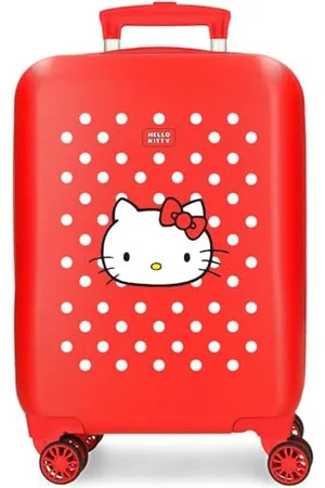 Hello Kitty Castle of Walizka kabinowa czerwona 33 x 50 x 20 cm sztywny ABS zamek szyfrowy z boku 28,4 l 2 kg 4 podwójne koła bagaż ręczny, , walizka kabinowa