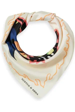 Scotch&Soda Print Scarf, , One Size, , jeden rozmiar