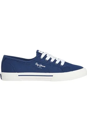 Pepe Jeans Damskie buty Brady Basic W, niebieskie (MIDNIGHT BLUE), 3 UK, , 3 UK