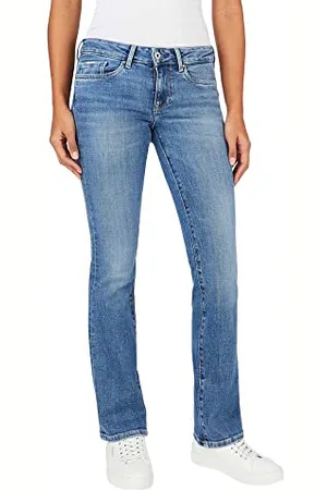 Pepe Jeans Jeansy damskie Piccadilly, Niebieski (Denim-hs1), 34W / 32L