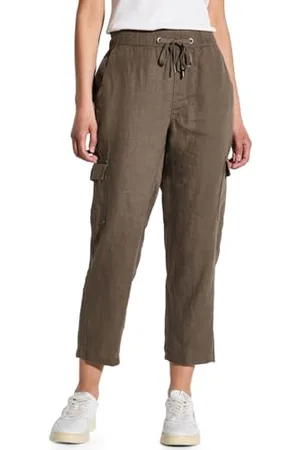 Street one Lniane spodnie w stylu cargo, , 36W / 28L