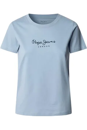 Pepe Jeans Damska koszulka MACY, niebieska (DAZED BLUE), XL, , XL