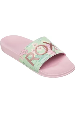 Roxy Damskie sandały SLIPPY II, zielone/różowe, 41 EU, , 41 EU