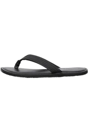 JACK & JONES Męskie sandały skórzane Jfwashton, antracytowe, 43 EU, , 43 EU
