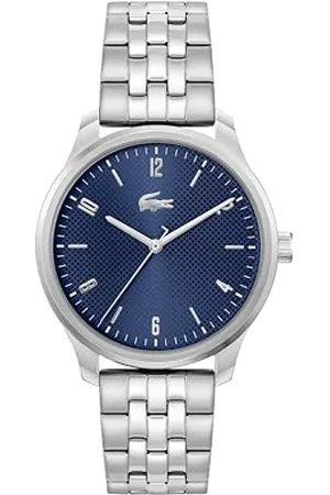 Lacoste Analogowy Zegarek Kwarcowy dla Mężczyzn Kolekcja Lisbon z Bransoletą ze Stali Nierdzewnej Bransoletka ze Stali Nierdzewnej - 2011325
