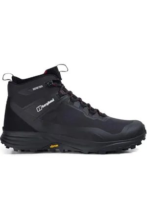 Berghaus Męskie buty trekkingowe Vc22 Multisport GTX średniej wysokości, czarny, czerwony, 44 EU