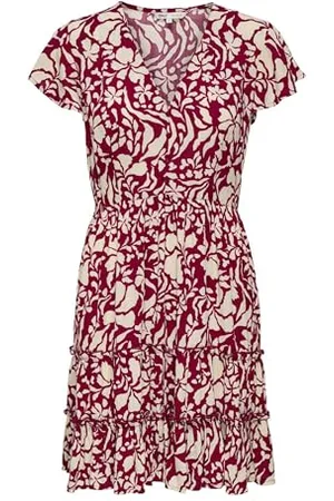 ONLY Onlclaudette Life SS Mini Dress WVN Noos, , XL