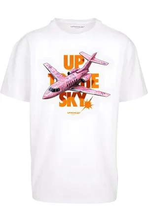 Mister Tee Upscale Unisex T-Shirt Up to The Sky Oversize Tee, T-shirt z nadrukiem, oversized fit, Streetwear, , XS