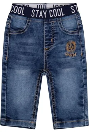 Salt & Pepper BY KIDS PARK Baby Boys Jeans with Embroidery, , 80