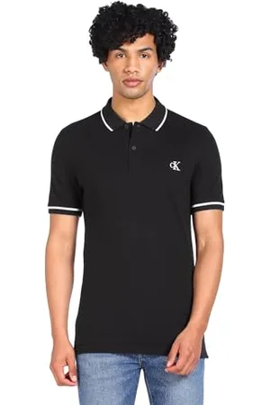 Calvin Klein Jeans Koszula męska Tipping Slim, Czarny, XS