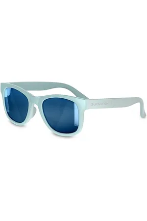 Suavinex Okulary przeciwsłoneczne dla dzieci w wieku 12-24 miesięcy, polaryzacyjne, z filtrem UV 400, 100% ochroną UVA i UVB, z pokrowcem ochronnym, bardzo elastyczne i lekkie, kwadratowy kształt