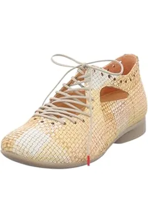 Think! Damen GUAD2 chromfrei gegerbte nachhaltige Halbschuhe, SAND 9010