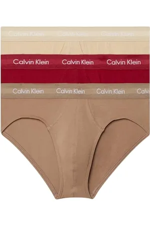 Calvin Klein Męskie majtki biodrowe, elastyczna bawełna, 3 sztuki, , XS