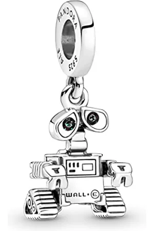 PANDORA Disney x Pixar Wall-E Charm-Anhänger aus Sterling-Silber, Kompatibel Moments Armbänder, 792030C01