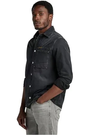 G-Star 1-Pocket Regular Denim Shirt Long Sleeve, , M