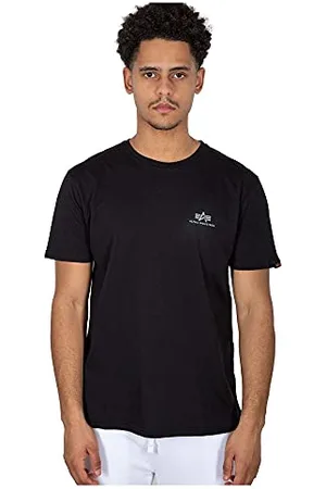 Alpha Industries Backprint T Odblaskowa koszulka z nadrukiem dla mężczyzn