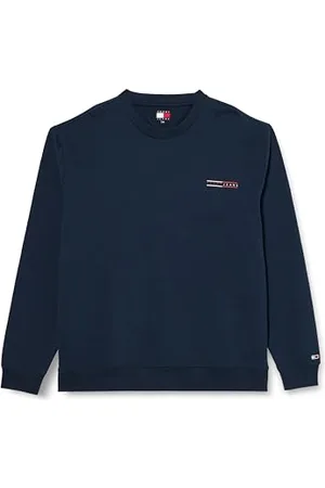 Tommy Hilfiger Męska bluza TJM REG ENTRY GRAPHIC CREW EXT, niebieska, 3XL, , 3XL duże rozmiary
