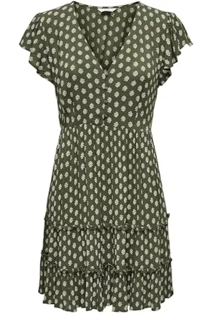 ONLY Onlclaudette Life SS Mini Dress WVN Noos, , XXL