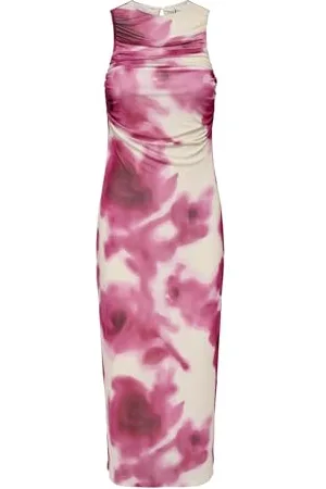 ONLY Onlparis S/L Midi AOP Dress Box JRS, , S