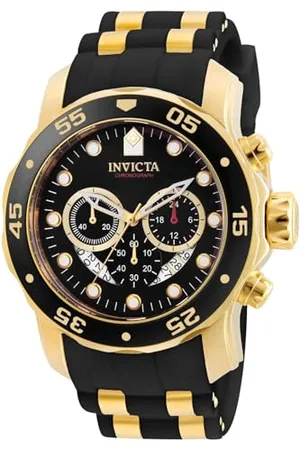 Invicta Pro Diver - SCUBA Męski zegarek kwarcowy ze stali nierdzewnej - 48 mm