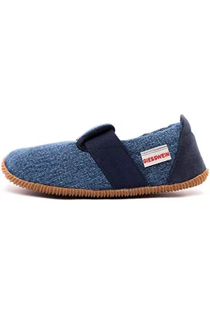 Giesswein Płaskie kapcie dziecięce Söll-Slim Fit, Dunkle Jeans, 25 EU