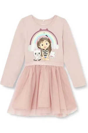NAME IT NMFORBIRI Gabby LS sukienka tiulowa, , 92 cm