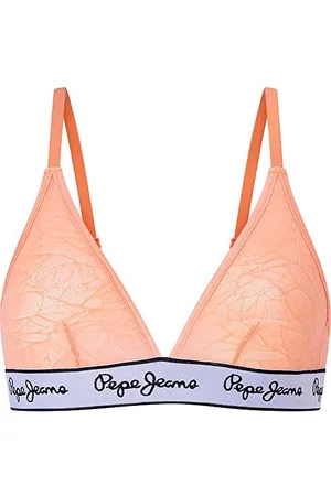 Pepe Jeans Biustonosz siatkowy damski, Brzoskwinia, L