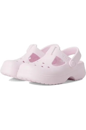 Crocs Classic Mary Jane Clog T, Przeszkoda Unisex Dziecko, Kolor różowy, 22/23 EU