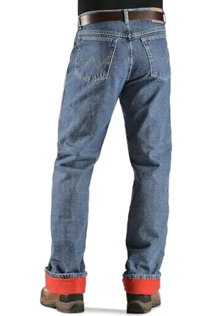 Wrangler Męskie dżinsy termiczne Rugged Wear Woodland, Dżins sprany, 30W / 30L