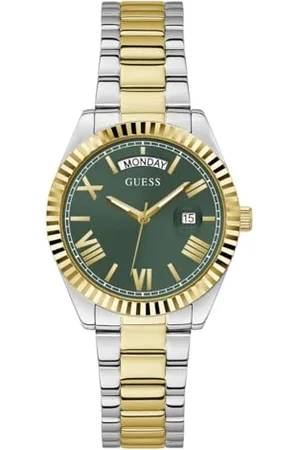 Guess Damski analogowy zegarek kwarcowy z paskiem ze stali nierdzewnej GW0308L5, , Zegarek analogowy