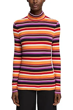 ESPRIT Collection Damska koszulka 102EO1K320, 600/BORDEAUX RED, XXL