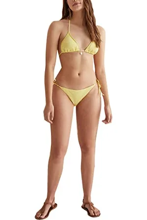 Women secret Biustonosz Bikini Top dla Kobiet, Żółty, Złoty, 90B