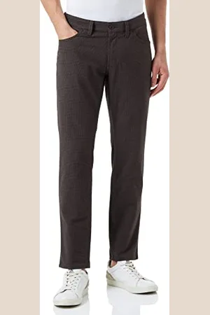 Brax Męskie spodnie Luke Winter Cotton Wool Look Brown, 26
