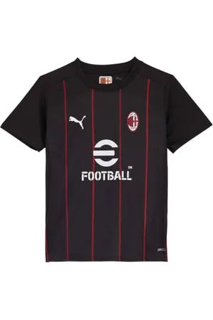 PUMA A.C. Milan Prematch koszulka piłkarska i treningowa, oficjalny produkt czarny, chłopiec, 16 lat, , 16 lat