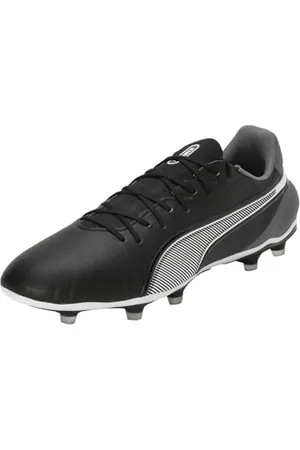 PUMA Unisex King Match Fg/Ag Soccer Shoe, Black White Cool Dark Gray, 48 EU