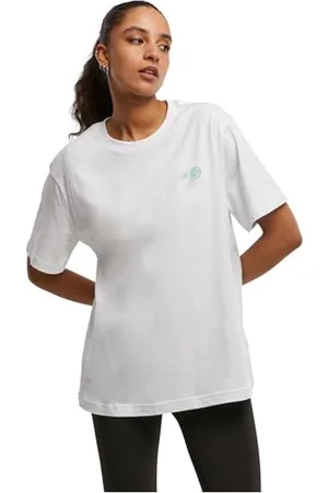 miss tee Damski T-shirt Chasing Aces Tee, luźny T-shirt z nadrukiem na plecach, 100% bawełna, rozmiary XS - 5XL, , S