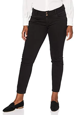Timezone Damskie jeansy slim z motywem kości, , 27W / 32L