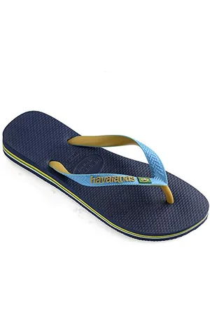 Havaianas Klapki japonki, uniseks Brasil Mix, Navy Blue Turquoise Burned Yellow, 33/34 EU