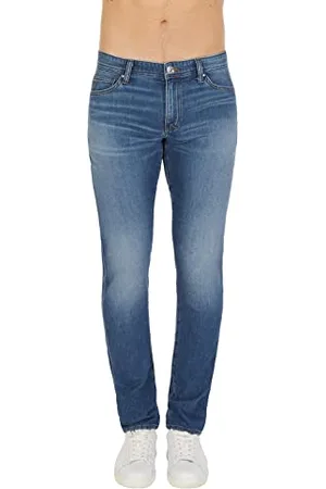 Armani Exchange Męskie jeansy Skinny Medium Blue Wash, , 38 PL