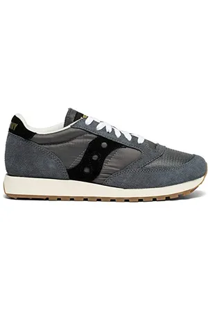 Saucony Jazz Original Vintage, Sneaker Uomo, Grigio Nero, 42.5 EU