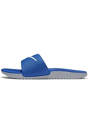 Nike KAWA Slide (GS/PS), chłopięce klapki japonki, niebieski hiper kobalt biały 400, 10,5 UK dziecko (28 UE)