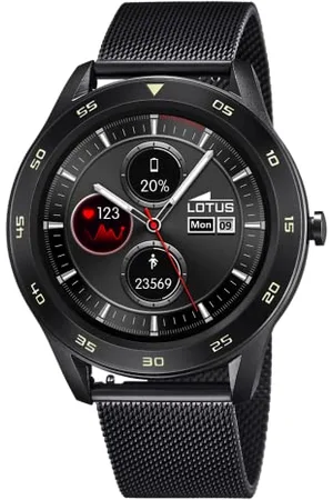 Lotus Smartime męski smartwatch metalowy, , ekran dotykowy 1,3, średnica: 48 mm, wodoszczelność: 3ATM, 50010/A, , bransoletka