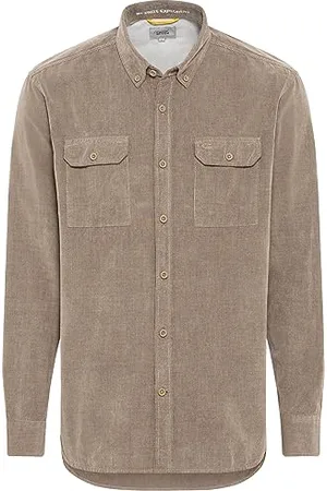 Camel Active Koszula męska z Broken Corduroy, , S