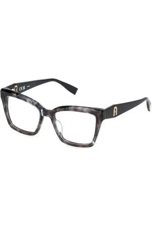 Furla VFU823 Shiny Grey Havana, 53 damskie okulary, , 53