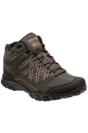 Regatta Męskie wodoodporne buty trekkingowe Edgepoint - Brair Lime Punch, , 43 EU
