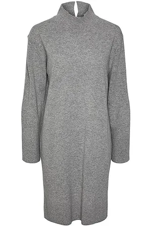 Y.A.S EMILIE LS HIGH Neck Knit Dress S.NOOS, , S