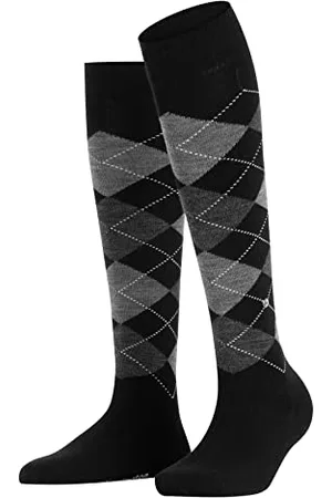 Burlington Kobiety Podkolanówki Marylebone W KH Wełna długie z wzorem 1 Para, , 36-41