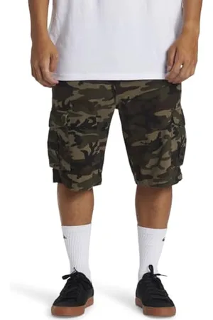 Quiksilver Męskie krótkie dętki Crucial Battle Cargo, zielone, S, , S